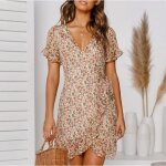 Jaune robe  fleurs