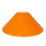 Jaya - abat - jour conique verre conique orange 1 ampoule e27 style: modern d255xh115cm