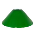 Jaya - abat - jour conique verre conique vert 1 ampoule e27 style: modern d255xh115cm