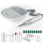 Jcmaster ponceuse ongles 35000 rpm10 bits affichage led contrle tactile manucure pdicure set pour ...