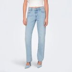 Jean bleu  strass clair droit femme only