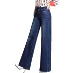 Jean bootcut taille haute femme - marque - modèle - confortable - casual - bleu foncé - bleu - boot cut ... Jean bootcut taille haute femme - marque - modèle - confortable - casual - bleu foncé - bleu - boot cut ...