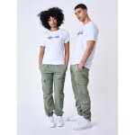 Jean cargo multi - poches - project x paris - homme - coupe cargo - bas lastique - olive - vert