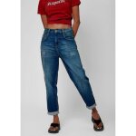 Jean carrot femme brena - kaporal - taille haute - bleu