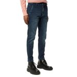 Jean coupe chino stretch - kaporal - homme - fuselée - bleu - 5 poches Jean coupe chino stretch - kaporal - homme - fuselée - bleu - 5 poches