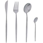 Jean dubost - m�nag�re 24 pi�ces - fuseau martele - tout en inox - lame dent�e et pointue - boite cadeau ...