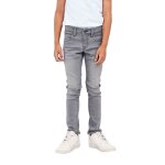 Name it silas jeans gar�on gris slim - tissu doux et extensible taille ajustable 5 poches