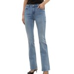 Jeans �vas� - vero moda - flash mid rise - bleu clair - taille standard - confortable