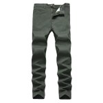 Jean fashion homme - zewow - regular - vert - d�contract�e - 2 poches avant et 2 poches arri�res