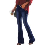 Jeans femmes - autrement - taille haute flare - bleu - pattes dlphant