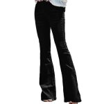 Jeans femmes - autrement - taille haute flare - noir - pattes déléphant Jeans femmes - autrement - taille haute flare - noir - pattes déléphant