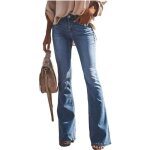 Jean femme bootcut stretch slim fit - bleu3 - taille moyenne - confortable et durable