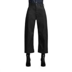 Jean femme g - star eve 3d mid wide - noir - coupe large - taille mi - haute - taille 26x30