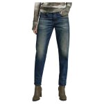 Jean femme g - star raw kate boyfriend antic faded lagoon taille basse - coupe d�contract�e - 5 poches ...