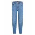 Jean femme lee carol in worn iris - bleu jeans - regular - taille haute - coupe courte