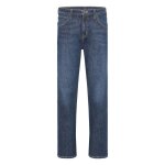 Jean femme - lee - carol - taille haute - jambe droite - denim recycl� fonc�