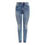 Jeans femme - only - mila life - medium blue denim - taille haute - ajuste