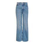 Jean large femme - only - onlcamille life wide - denim bleu moyen - taille haute - 5 poches