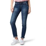 Jean femme tom tailor 62 alexa straight - bleu - mid stone wash denim
