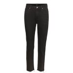 Jeans femme - vero moda - vmbrenda - noir - taille haute - coupe droite
