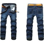 Jean homme coupe droit grand taille stretch - insfity - bleu - regular - adulte - homme