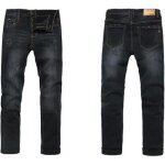 Jeans homme coupe droit grand taille stretch - insfity - noir - regular - adulte - homme