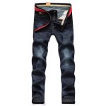 Jeans homme - leoclotho - droit 26 - tissu � s�chage rapide - poches c�t�s - fermeture �clair
