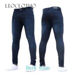 Jeans homme leoclotho - type mince - pantalon foncé skinny - fit homme Jeans homme leoclotho - type mince - pantalon foncé skinny - fit homme