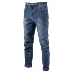 Jeans hommes - mobigarlan - skinny - bleu - poches côtés - grande vêtements masculin xh141 Jeans hommes - mobigarlan - skinny - bleu - poches côtés - grande vêtements masculin xh141
