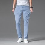 Jean homme stretch - insfity - taille standard - casual - 5 poches - effet d�lav�
