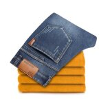 Jeans homme plus velours droite l�che pantalon de jeunesse - funmoon