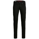 Jean noir slim jack & jones glenn icon 177 - taille basse - super stretch