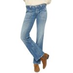 Jean large flare - le temps des cerises - bleu - skinny - taille standard - femme