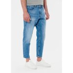 Jean loose cropped homme kaporal robin - bleu - taille basse - coupe loose Jean loose cropped homme kaporal robin - bleu - taille basse - coupe loose
