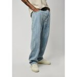 Jean loose - kaporal - arty - bleu clair - effet destroy - taille relax