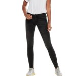 Jeans - only - royal - skinny - femme - taille basse - noir