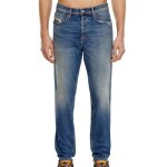 Jean regular bleu d�lav� homme diesel 2005 fining