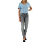 Jeans salsa wonder 3000 - salsa - skinny - taille standard - gris - bleu - femme - adulte