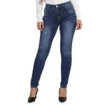 La modeuse - jeans - jeans skinny push - up dlav avec raflures. dot de 5 poches et de passants pour ...