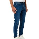 Jean slim bleu homme kaporal moobi - coupe slim - 5 poches - passants pour ceinture