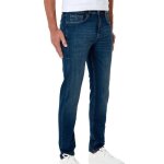 Jeans slim bleu homme kaporal nquada - coupe slim - 72% coton 2% �lasthanne