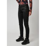 Jean slim enduit noir - kaporal - flor - effet push up - taille standard - 2 poches cavalires