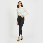 Jean skinny ekko 7 / 8eme taille haute gris foncé femme vila Jean skinny ekko 7 / 8eme taille haute gris foncé femme vila