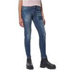 Jean slim stretch destroy - kaporal - femme - bleu - slim - taille standard