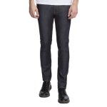 Jean slim tapered brut stretch lean dean bleu pour homme - nudie jeans co - coupe slim - taille standard ...