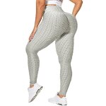 Jeans staysim honeycomb anti ceuite tik tok eggings pantalon de yoga taille haute bubbe textur� scrunch ...