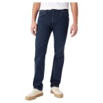 Jeans wrangler greensboro - homme - bleu fer - coupe droite - coton recycl�