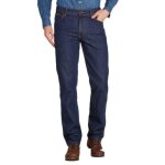 Jeans homme wrangler texas stretch l36 - darkstone - coupe regular - taille standard