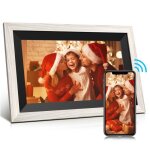 Jeemak 10, 1?cadre photo numrique 1280 * 800p ips cran tactile wifi - photos - videos - 16go storage ...