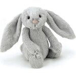 Jellycat - peluche lapin silver bashful 31 cm